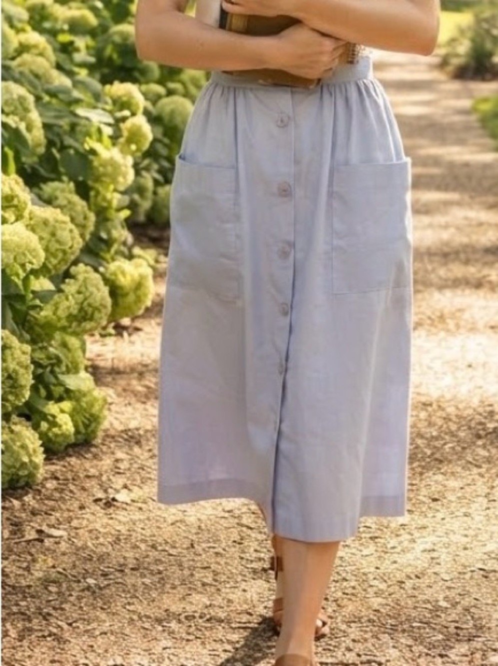 Philosophy Vintage Skirt Women’s Size 14 Light Blue NEW 1990’s Made In USA